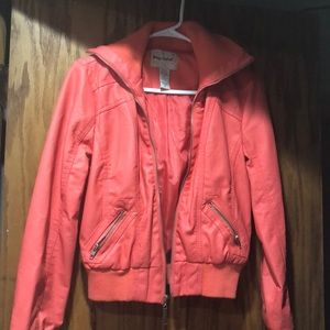 Faux leather jacket